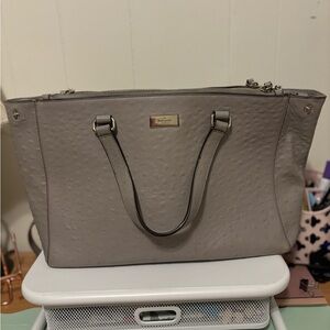 Kate spade tote / ostrich satchel